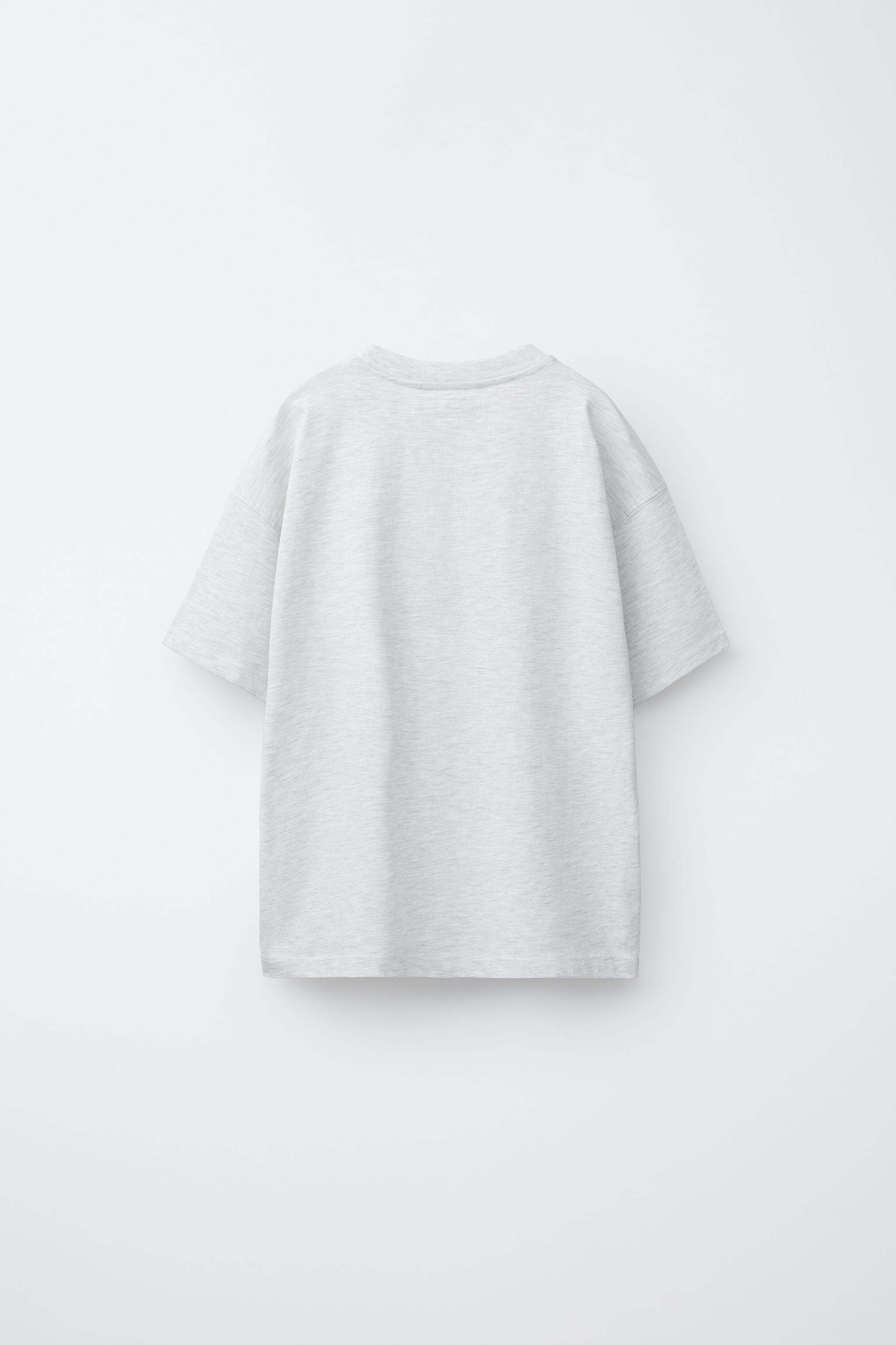 PLAIN T-SHIRT — Pearl marl