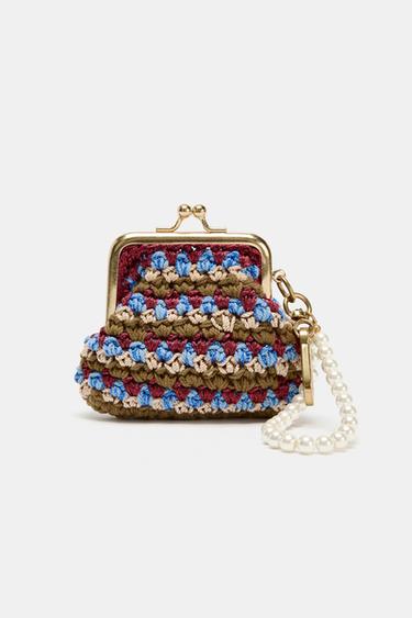 Zara CHARM COIN PURSE - Multi-color
