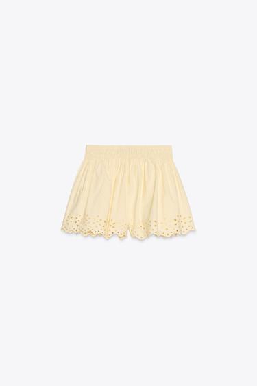 SHORT BRODÉ - Crème de Zara - Image 6