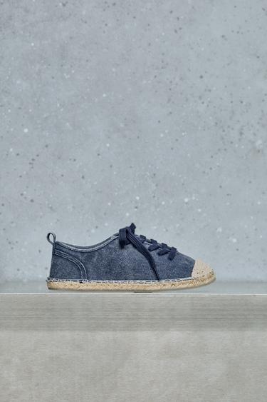 STORIESZ - DENIM SNEAKERS - Navy Blue by Zara - Image 7