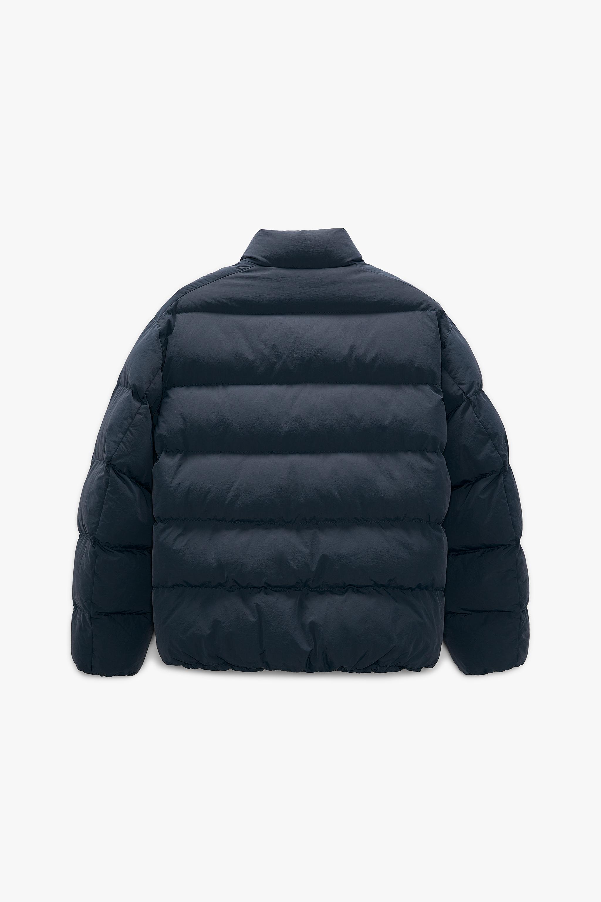 BASIC PUFFER JACKET - Blue | ZARA United States