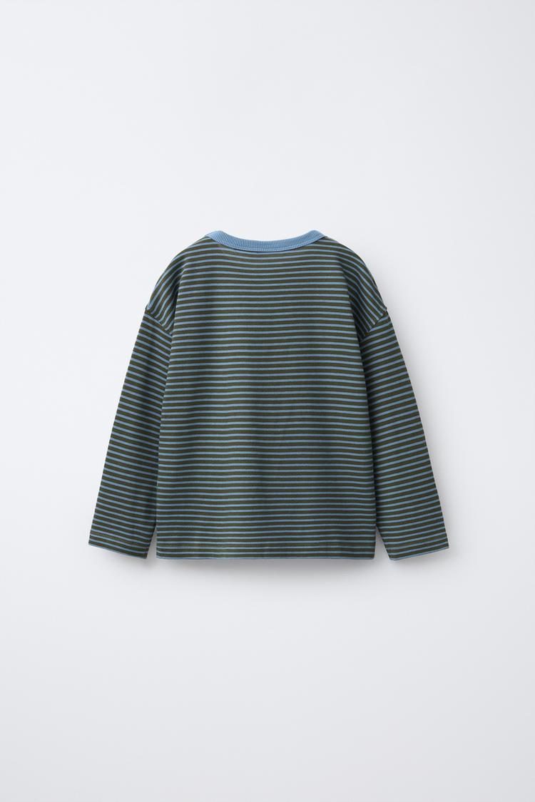 HEAVY WEIGHT STRIPED T-SHIRT