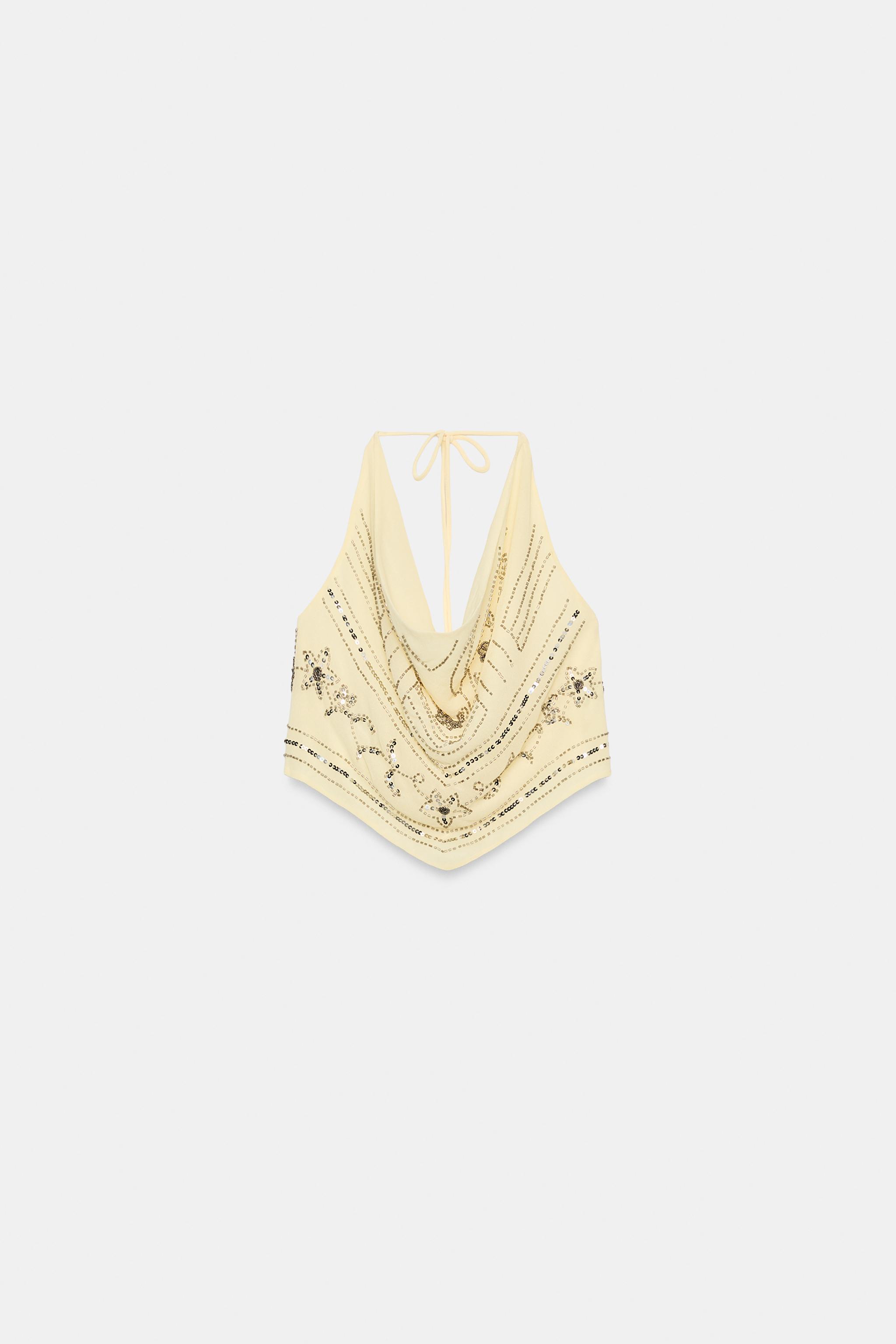 BONCUKLU HALTER TOP - Görsel 5