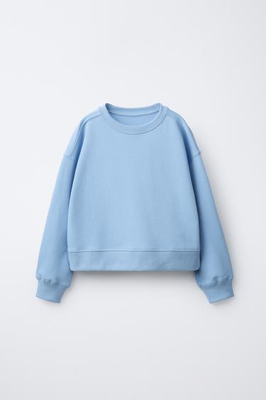 SUDADERA BÁSICA - Celeste de Zara