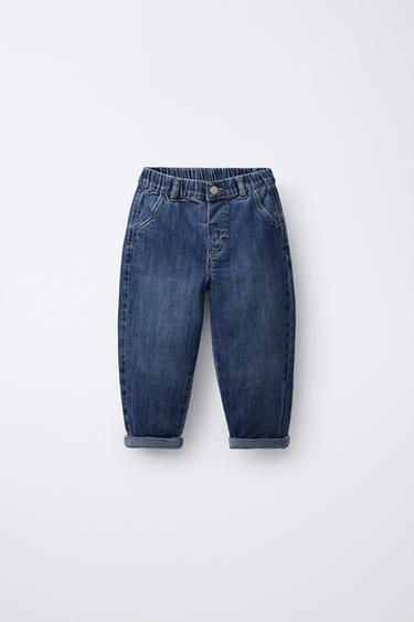 ДЖИНСЫ-БАГГИ COMFORT — ВЫЦВЕТШИЙ СИНИЙ от Zara