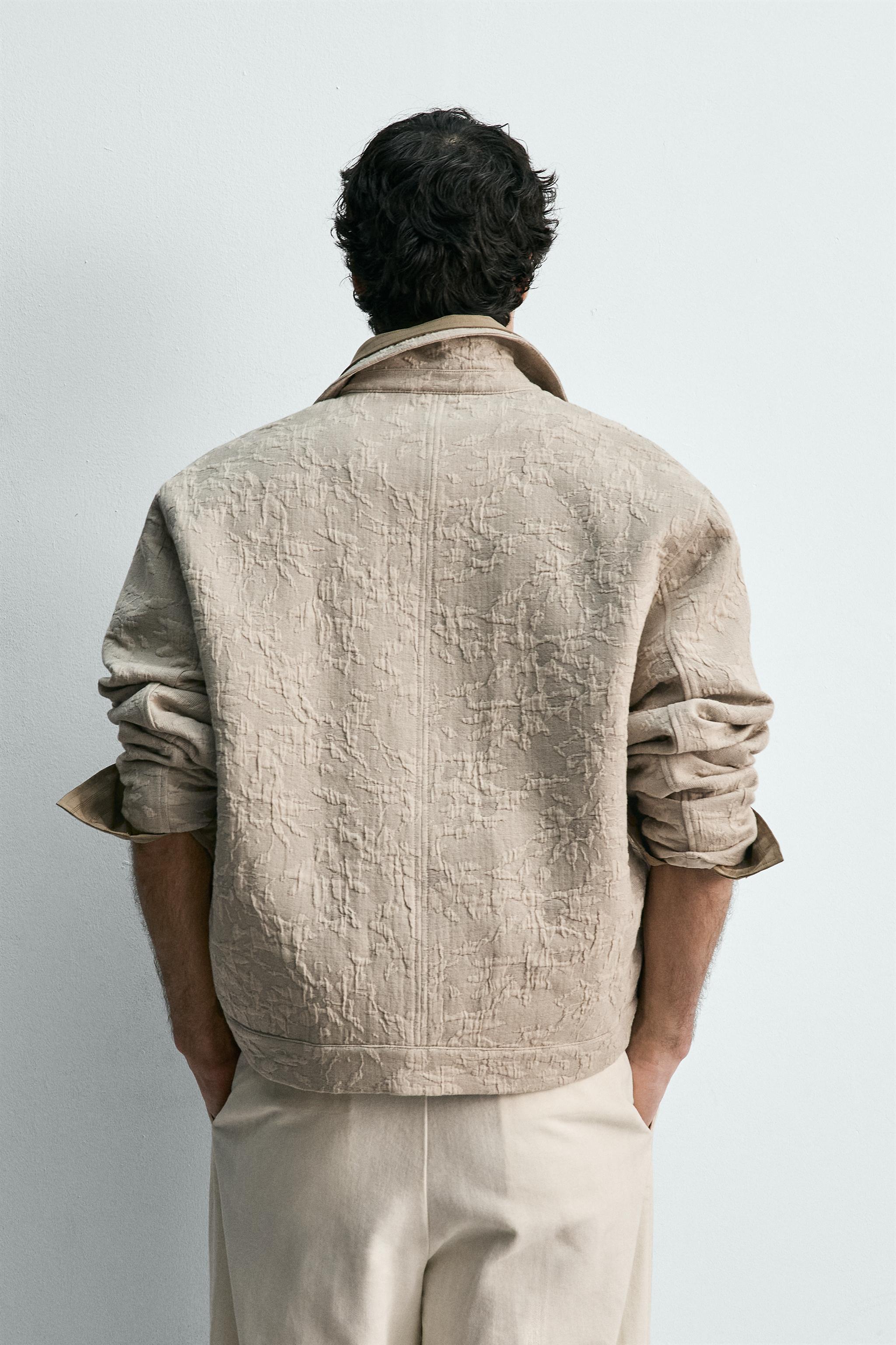 FLORAL JACQUARD JACKET