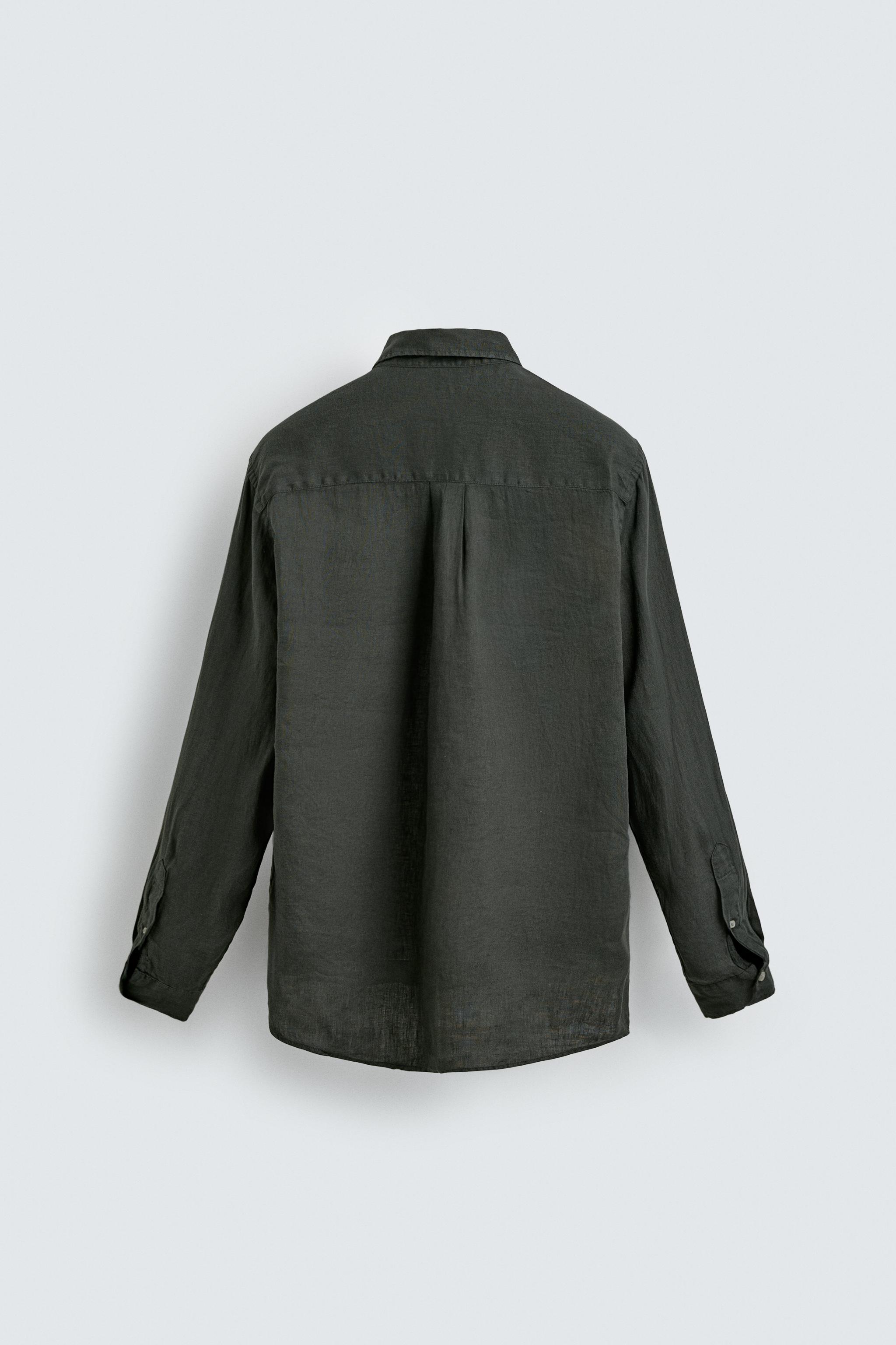 CHEMISE REGULAR FIT 100 % LIN