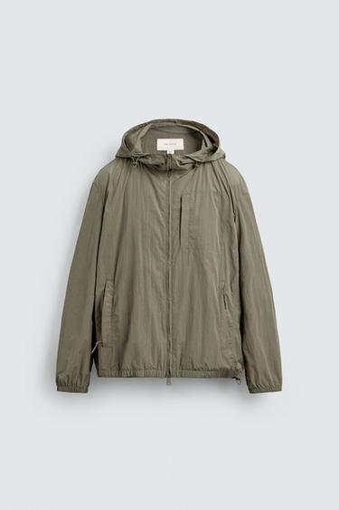 ЖЕҢІЛ ТЕХНИКАЛЫҚ КҮРТКЕ - Сұр жасыл Zara компаниясынан