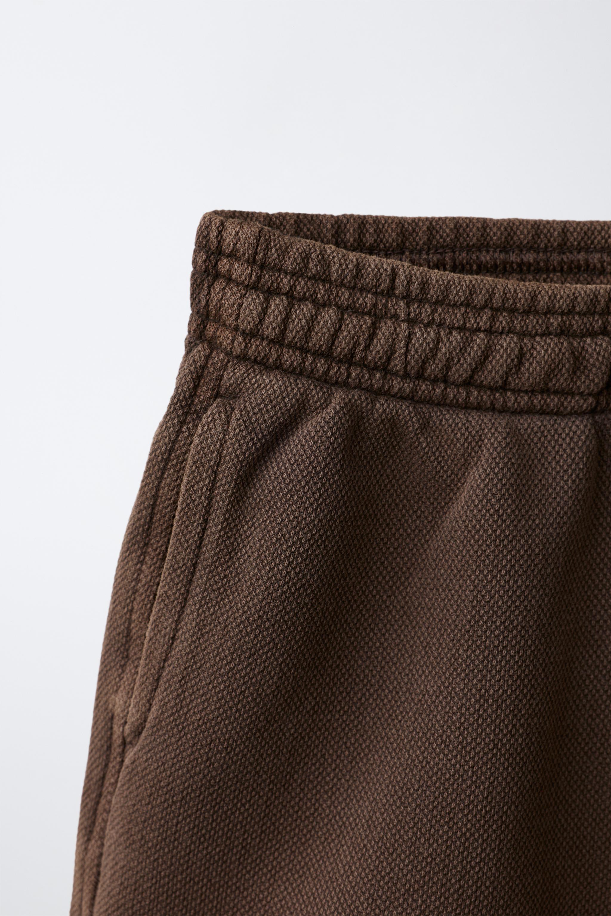 Детские шорты Zara PLAIN PIQUÉ SHORTS — фото 3