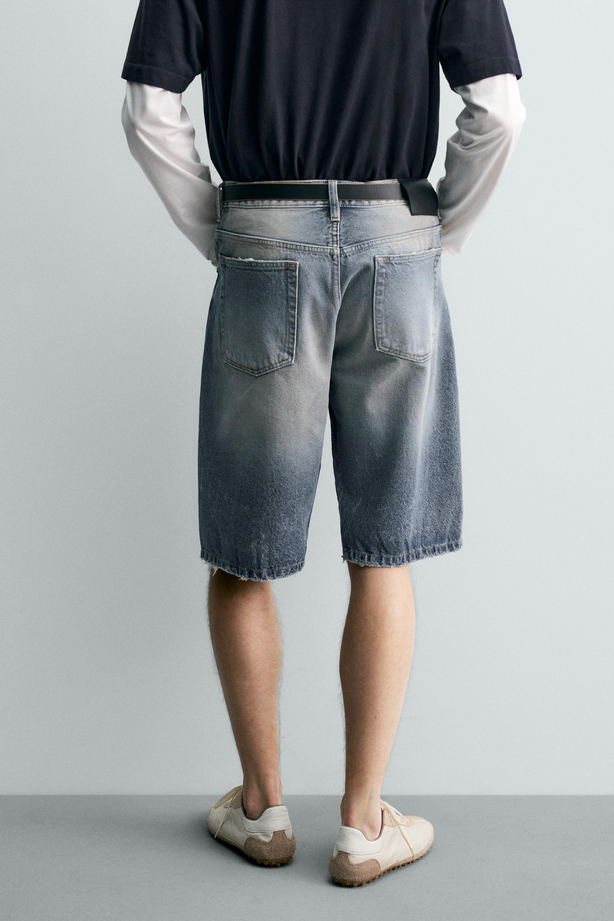 BERMUDA EN JEAN BAGGY