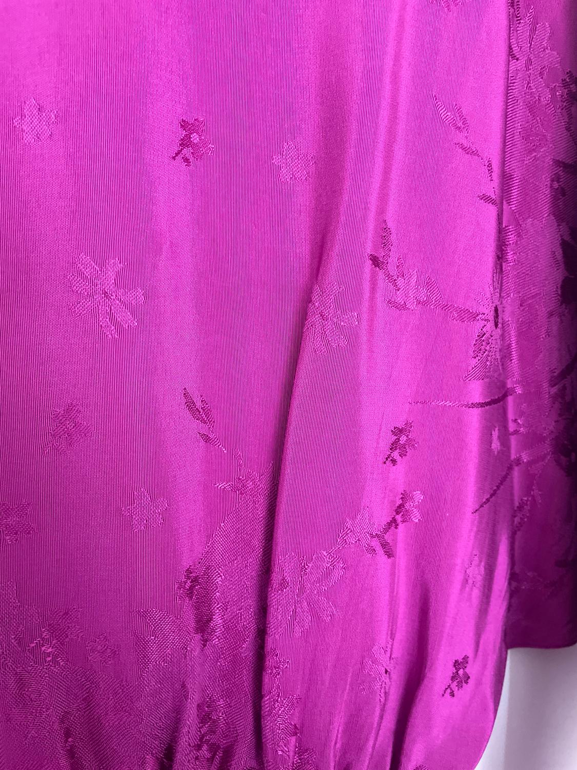 SATIN-FINISH JACQUARD DRESS - Image 3