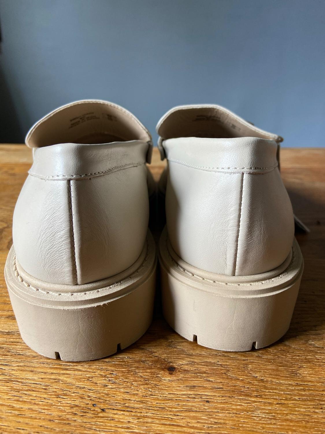LEATHER TRACK SOLE LOAFERS WITH BUCKLE - Image 2