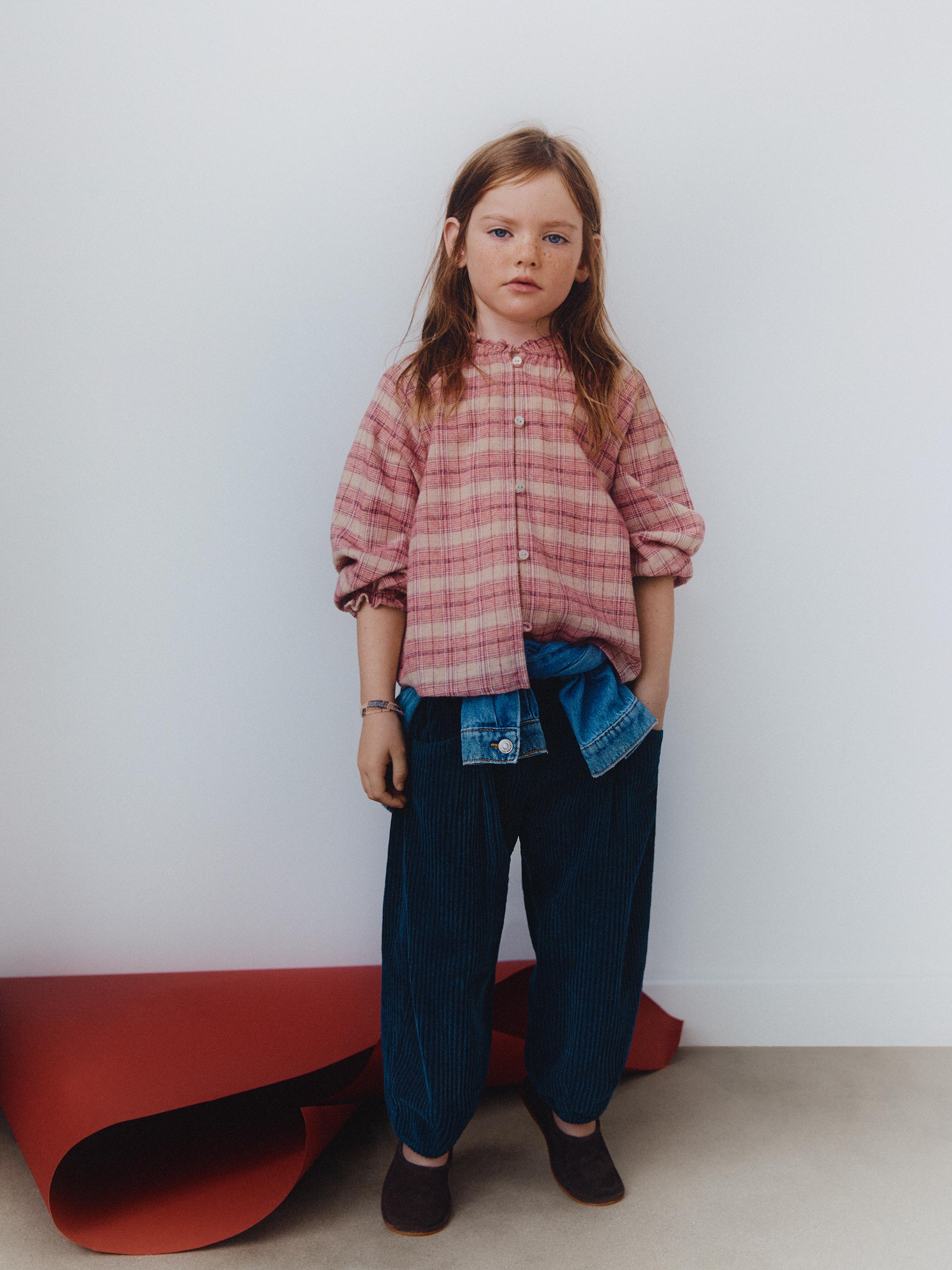 チェック シャツ - ピンク | ZARA Japan / 日本
