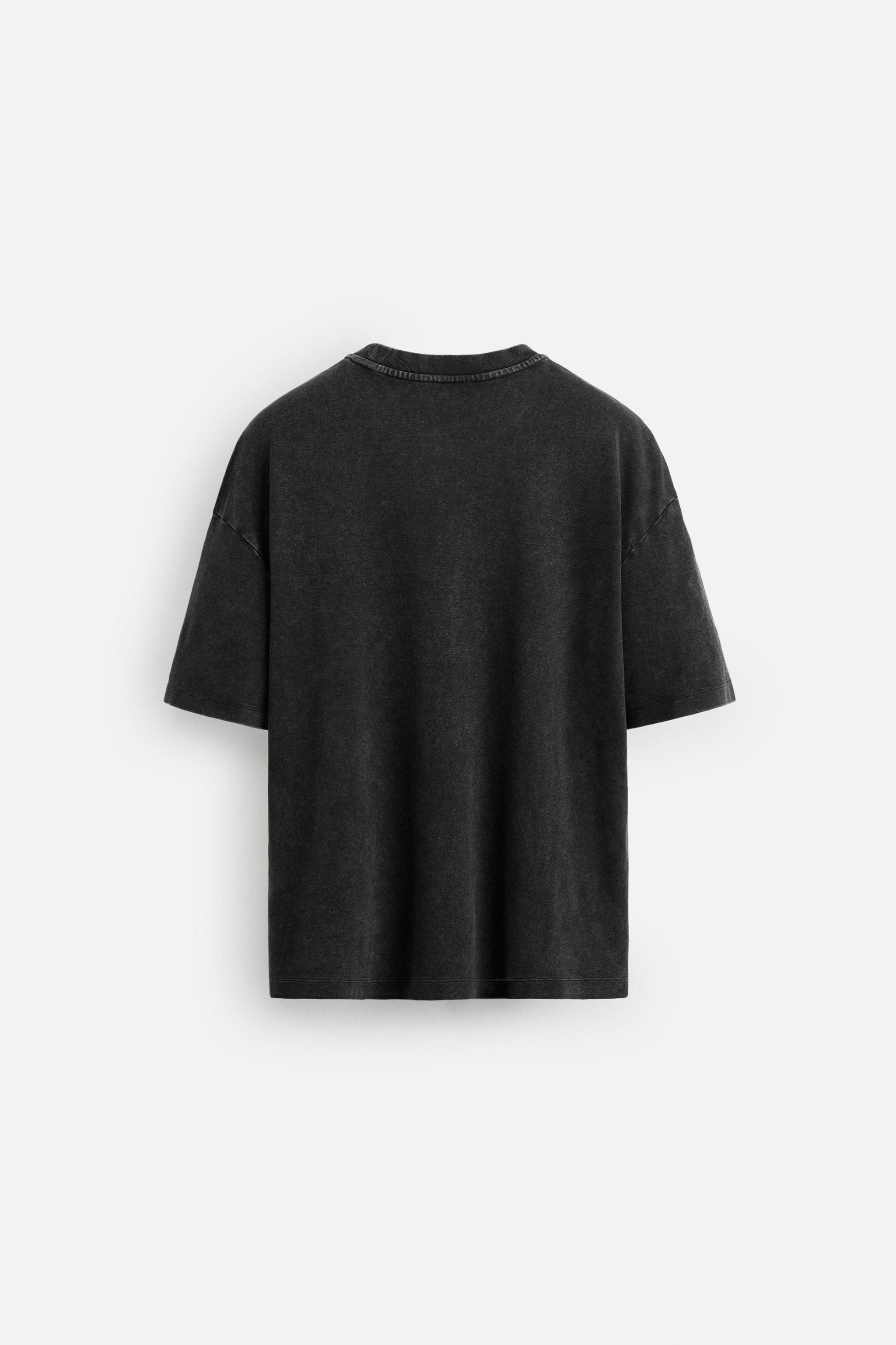【ZARA】ユーズド加工テクニカルTシャツ ユーズド加工テクニカルTシャツ - グレイッシュ | ZARA Japan / 日本