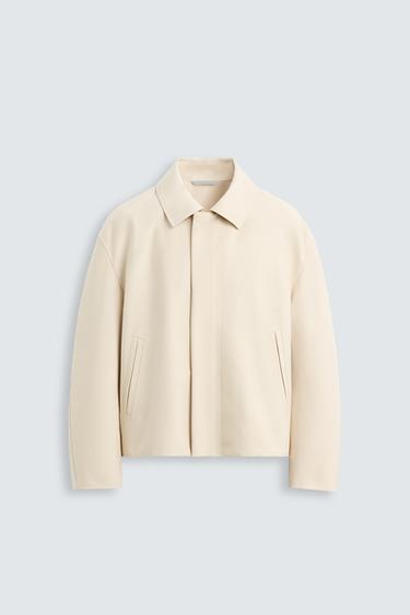 RELAXED FIT BOMBER JACKET - Sand by Zara