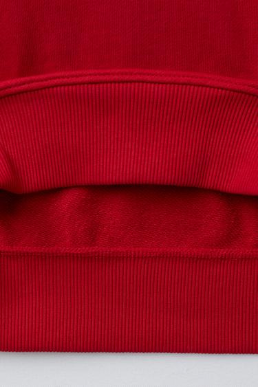 SWEAT DE JOGGING À INSCRIPTION - Rouge de Zara - Image 3