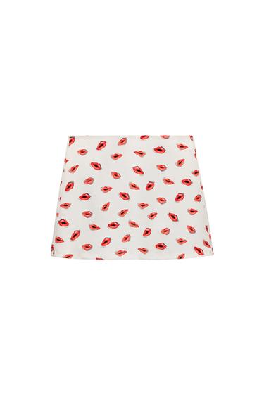 PRINTED MINI SKIRT ZW COLLECTION