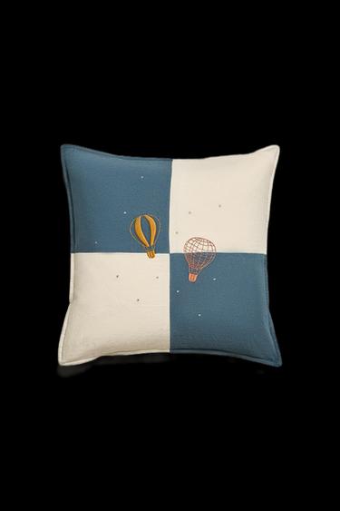 KIDS' EMBROIDERED BALLOON CUSHION COVER - Multicoloured by Zara - Image 0