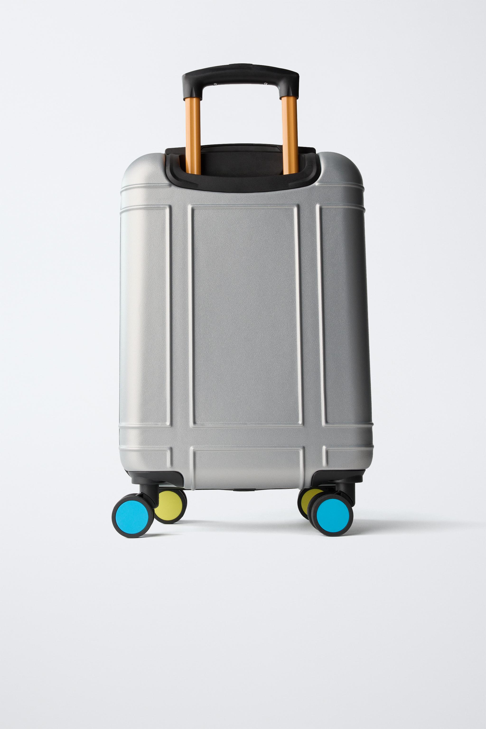 MULTI-COLOR TRAVEL SUITCASE - Gray | ZARA Canada