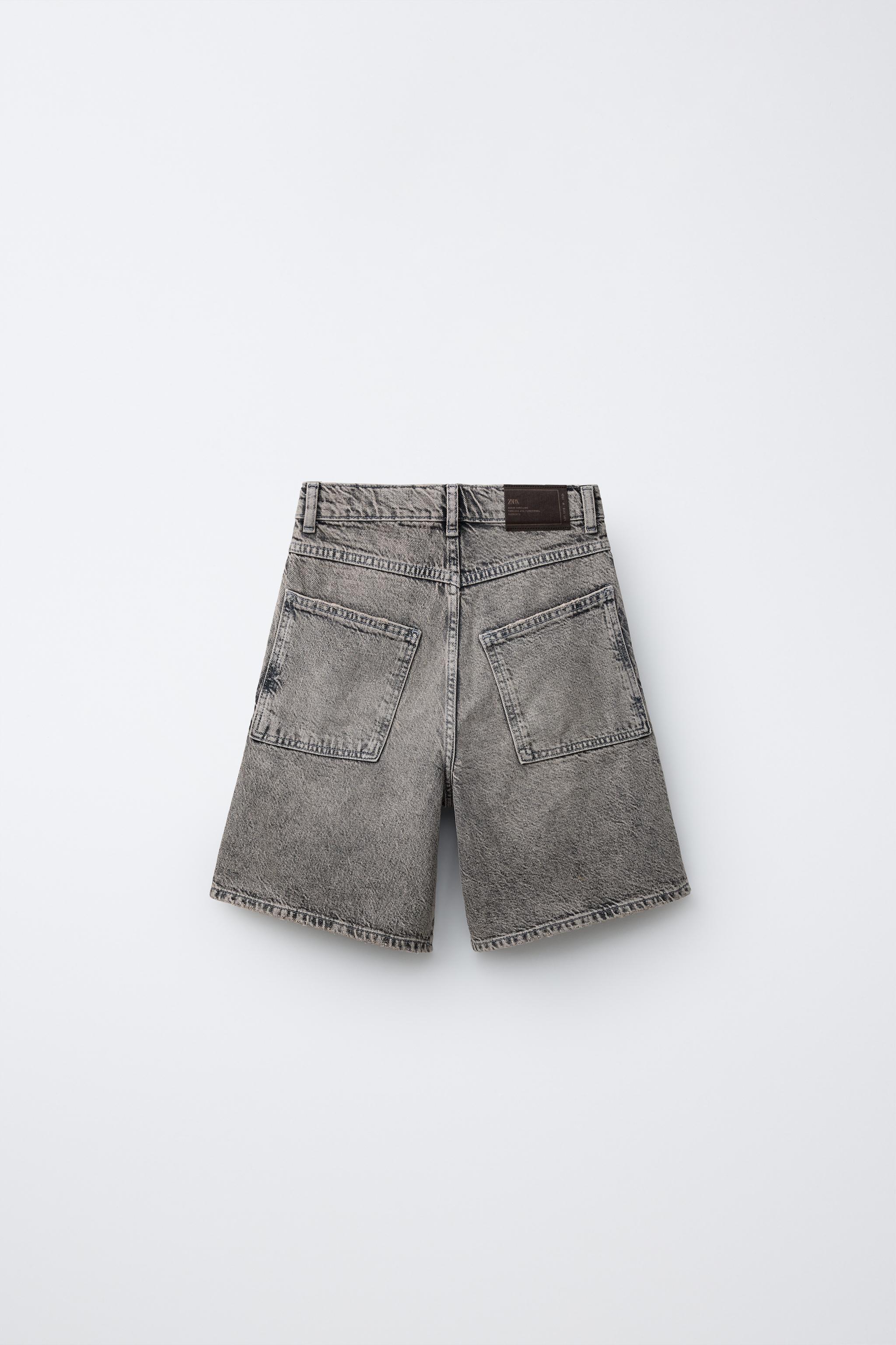 ムク　SAR BERMUDE DENIM SUPER BAGGY - Maro | ZARA România