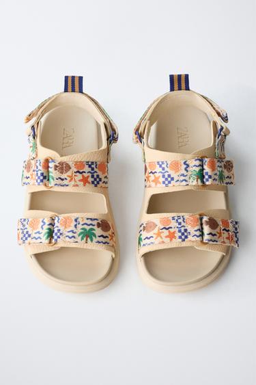 TECHNICAL SANDALS - Ecru White by Zara