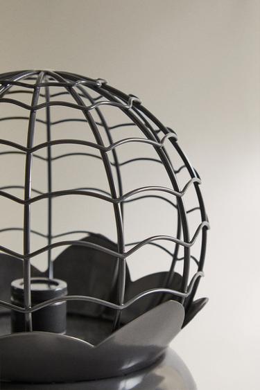CHILDREN'S HALLOWEEN SPIDER WEB LAMP - Dark grey by Zara - Image 2