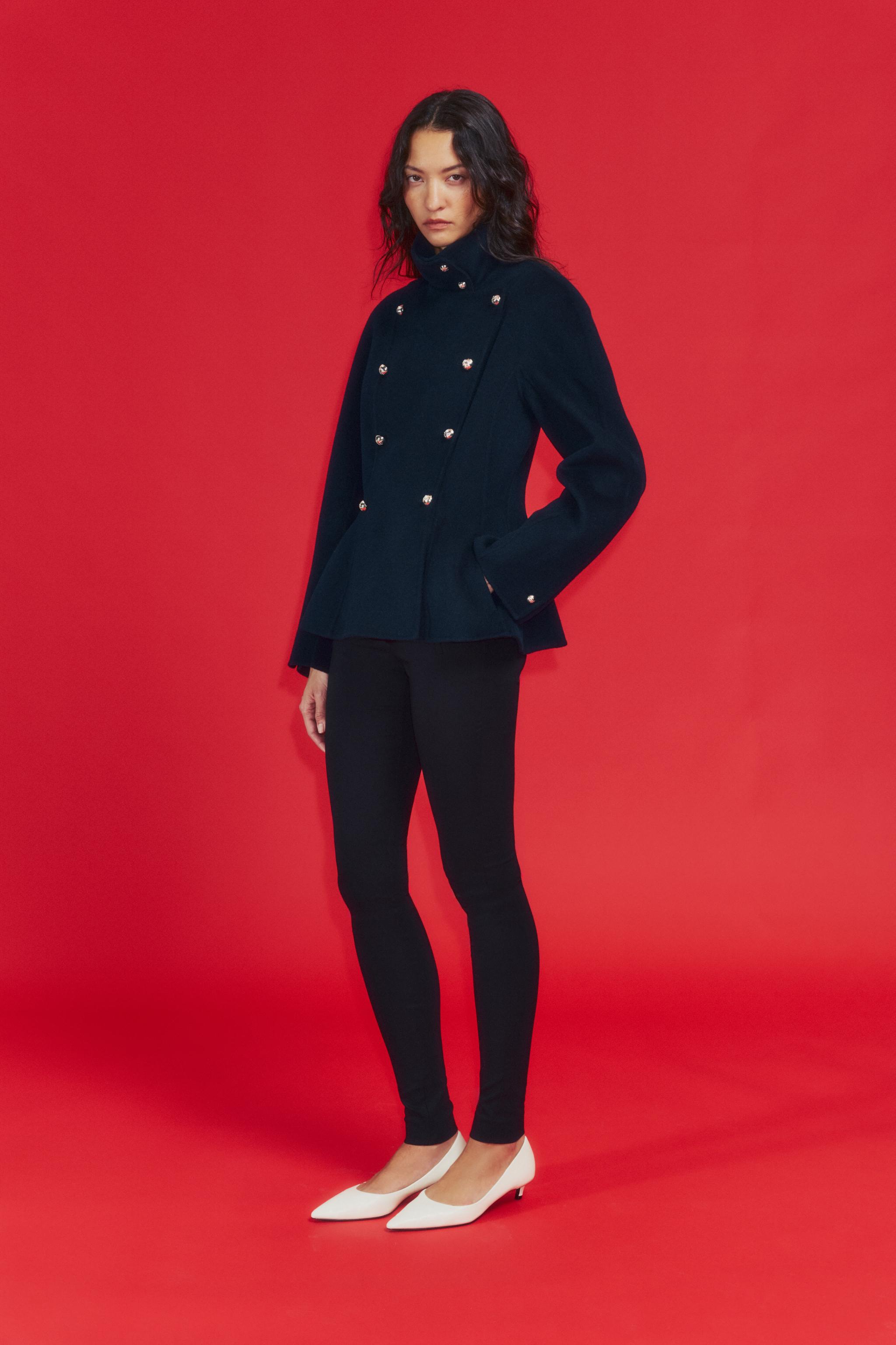 ZW COLLECTION WOOL-BLEND BUTTON JACKET