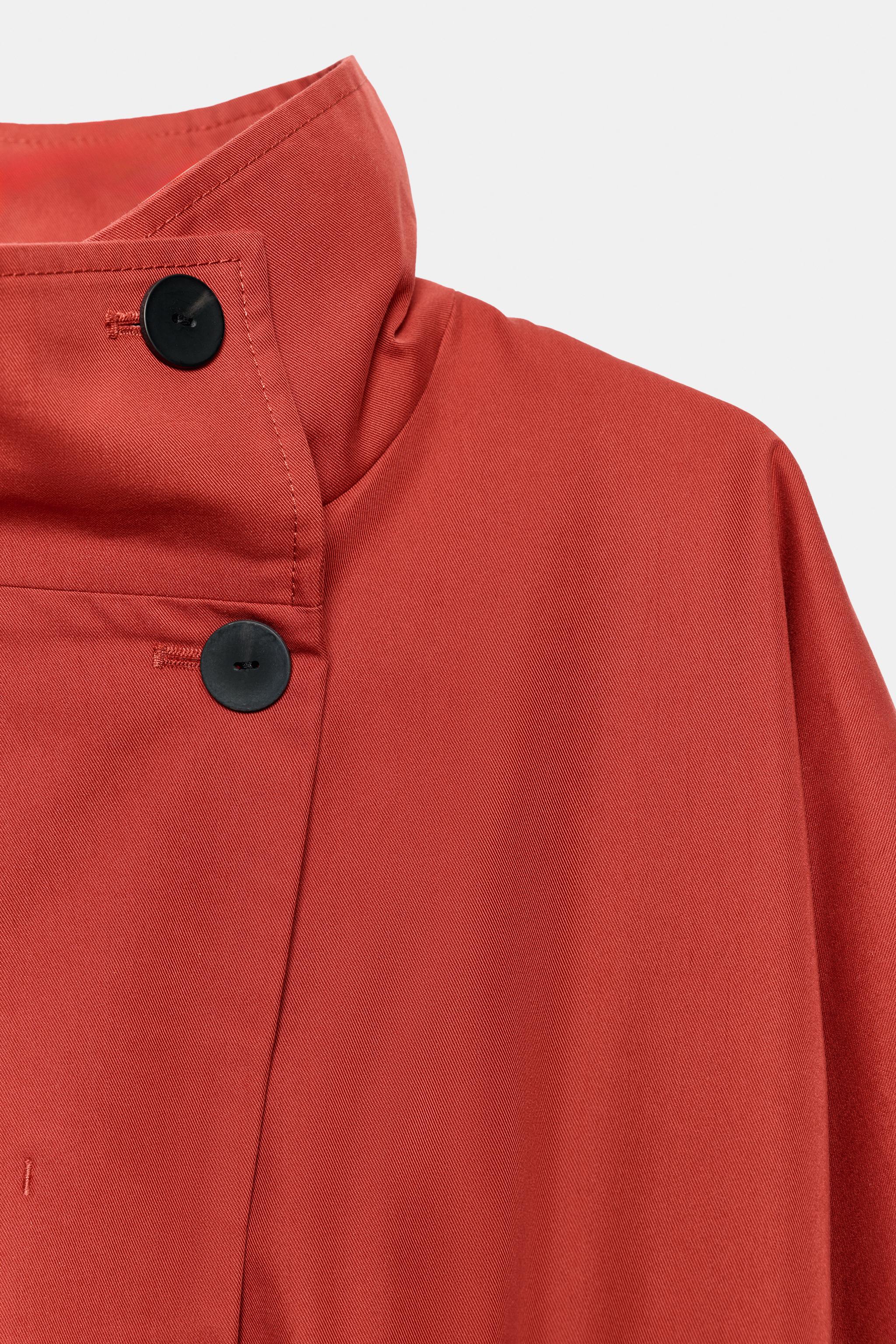 OVERSIZED SHORT TRENCH COAT ZW COLLECTION