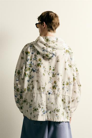 FLWR PRK CTTN LNN - Printed by Zara