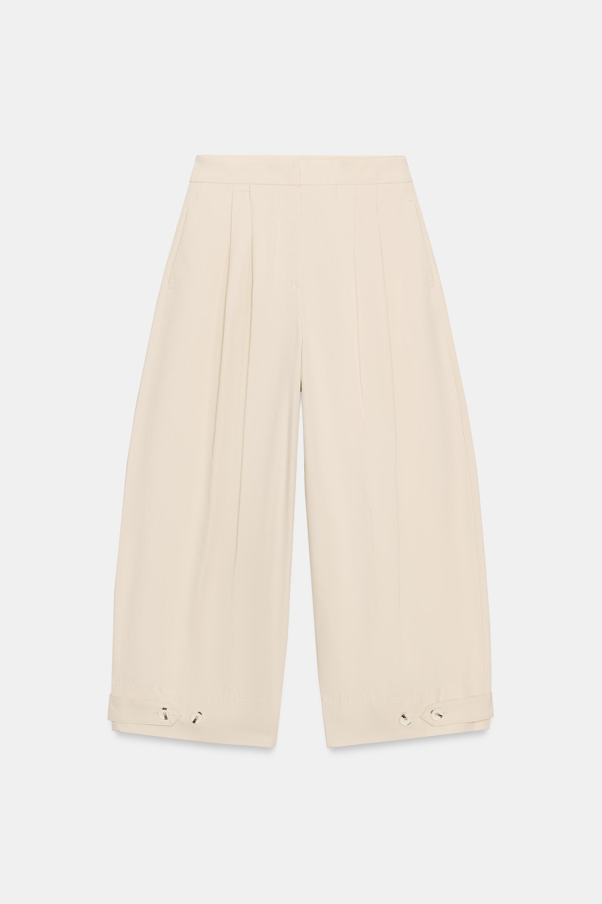 ADJUSTABLE HEM BARREL PANTS