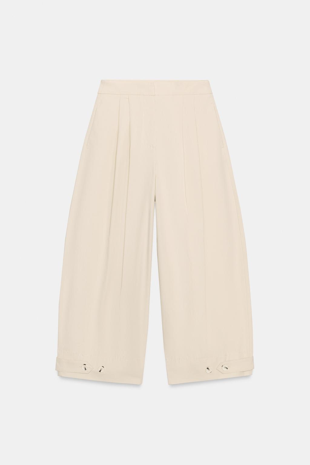 ADJUSTABLE HEM BARREL PANTS - image 2