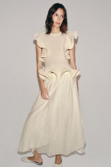 ΦΟΥΣΤΑ ΜΙΝΤΙ ΡΕΥΣΤΗ ZW COLLECTION - Εκρού του Zara