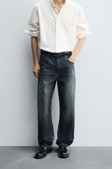 JEAN RELAXED STRAIGHT FIT - Bleu de Zara - Image 1