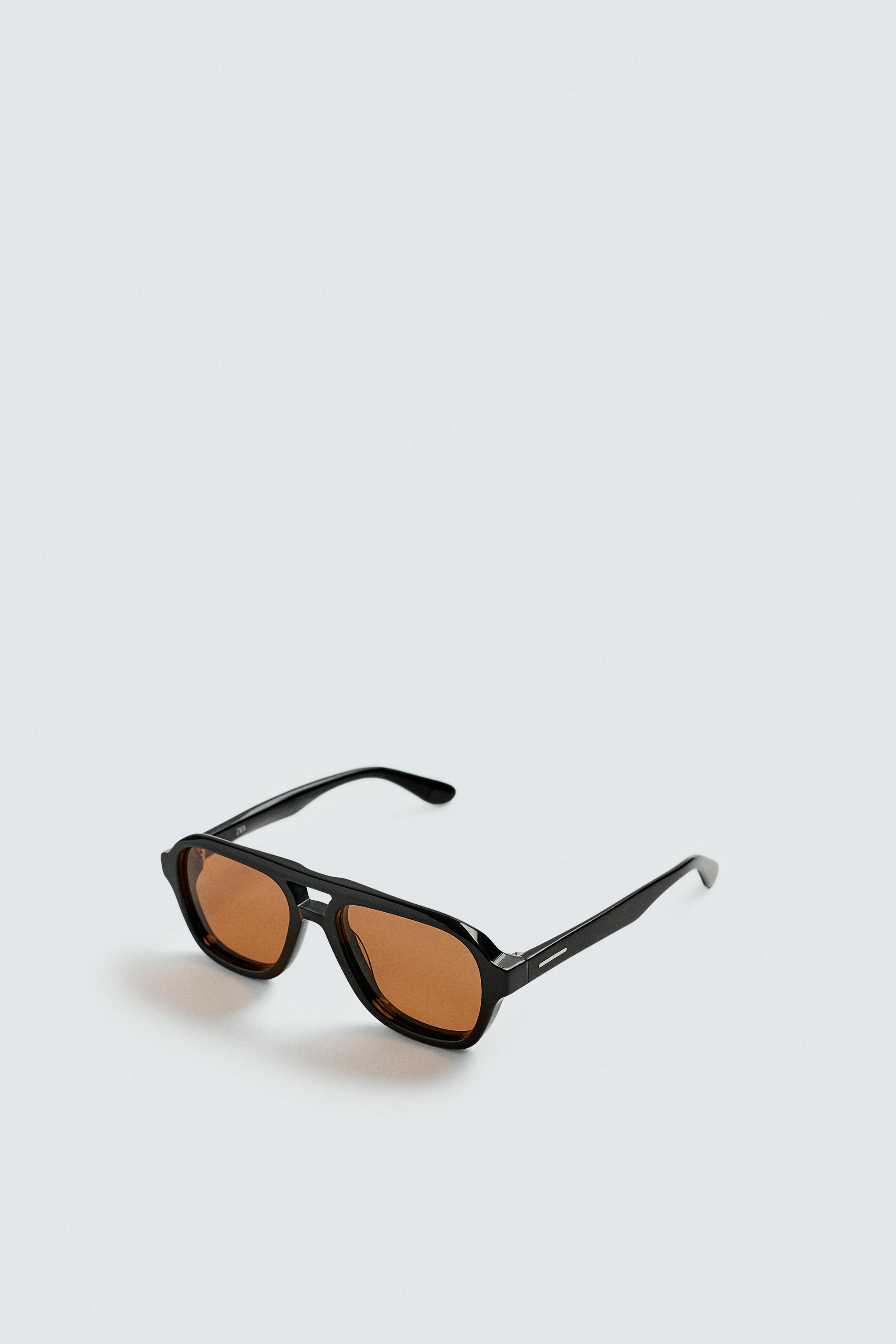 SQUARE SUNGLASSES - Black | ZARA United States