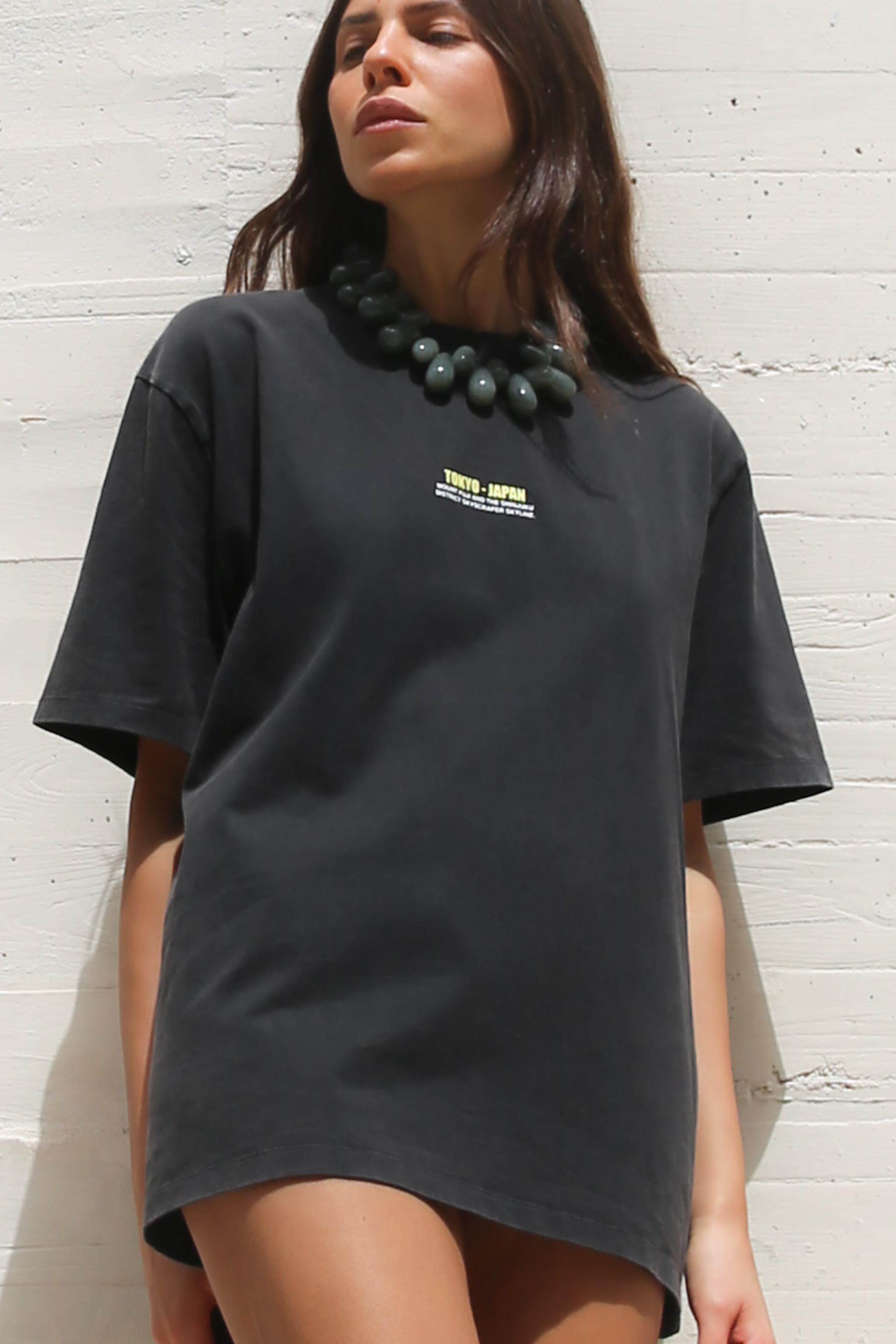 シティプリント Tシャツ - カーボングレー | ZARA Japan / 日本