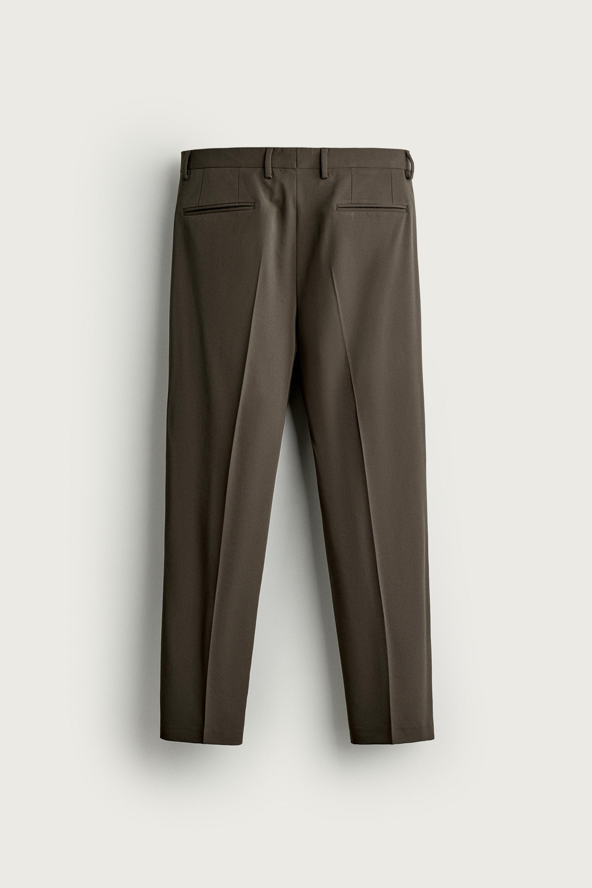 COMFORT SUIT PANTS — Chocolate