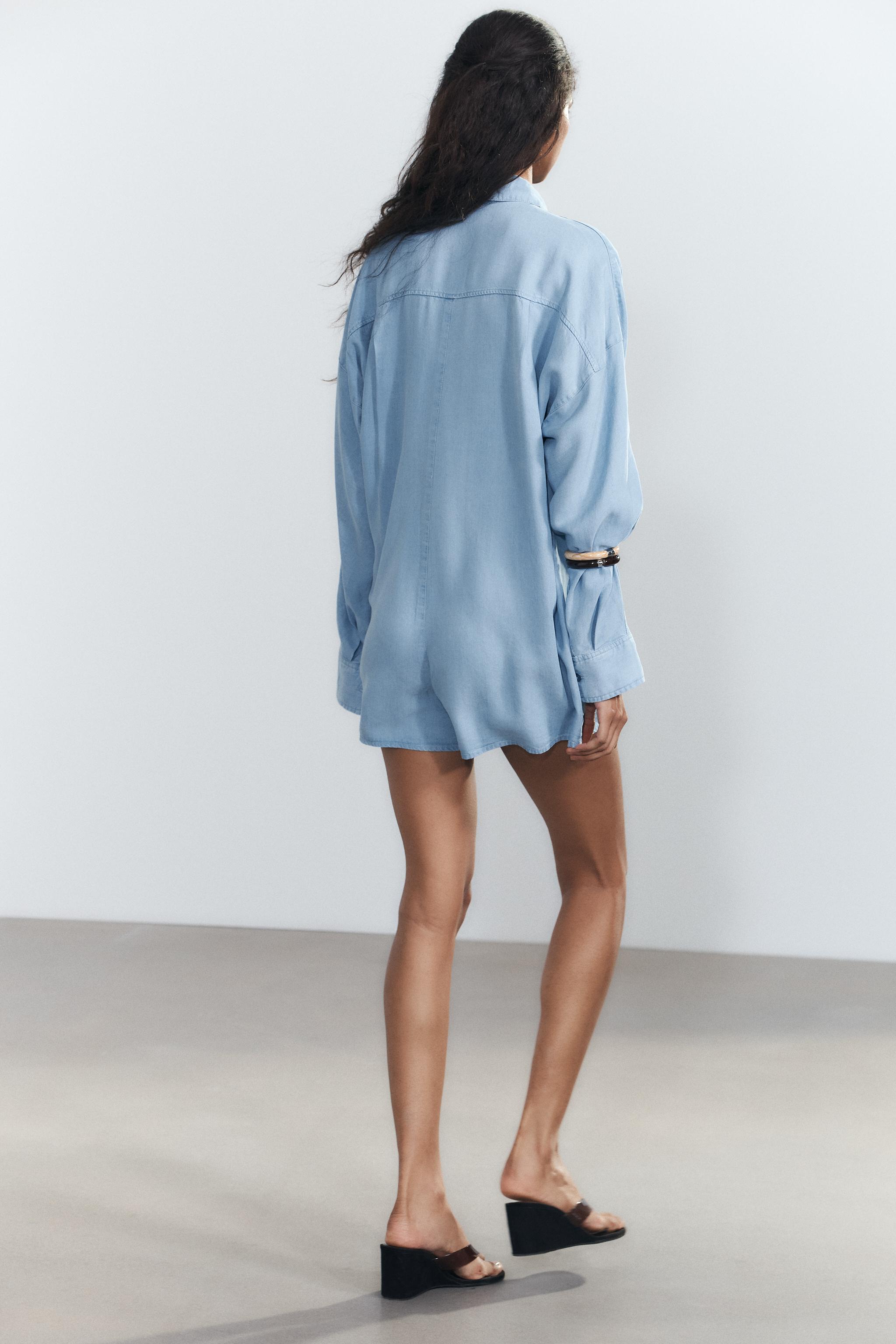 【ZARA】ベルト付きショートコンビジャンプスーツ |5029/106/064 05029106064-p.jpg?ts=