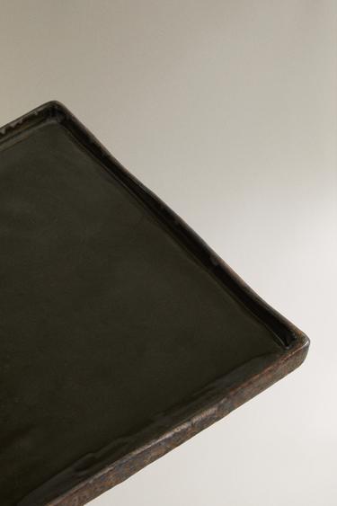 PLATEAU CÉRAMIQUE NOIRE - Noir de Zara - Image 2