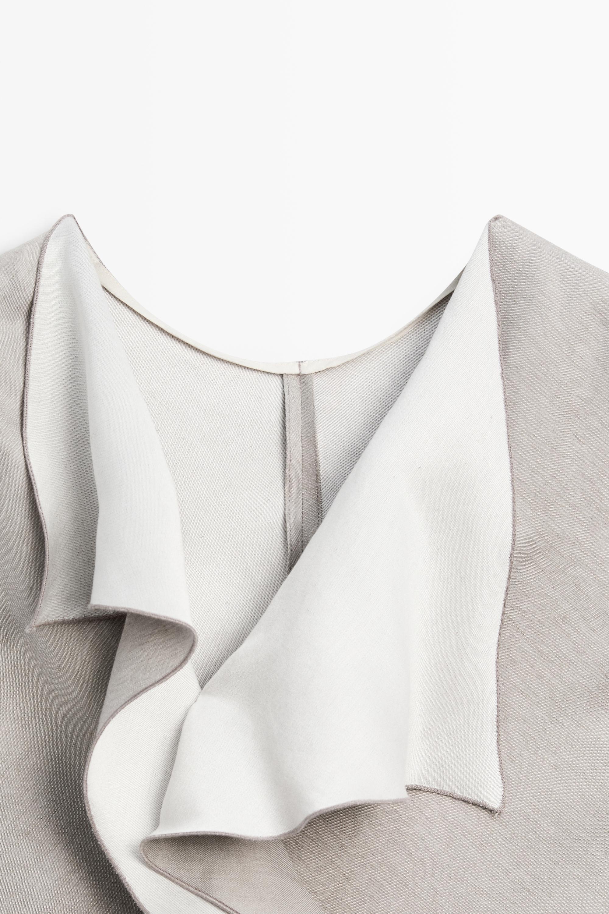 STUDIO Ruffle-detail flowing top