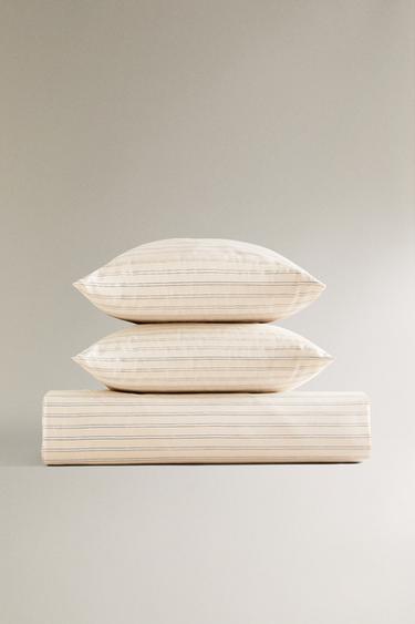 HOUSSE DE COUETTE RAYURES - Beige | ZARA France