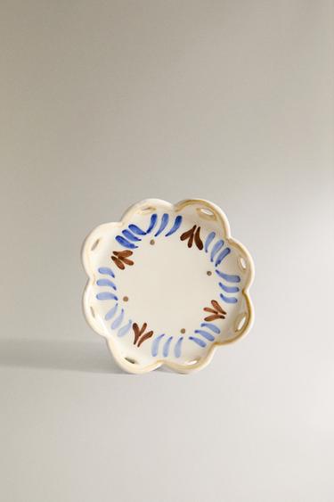 BROTTELLER KERAMIK BLUME - Cremefarben von Zara
