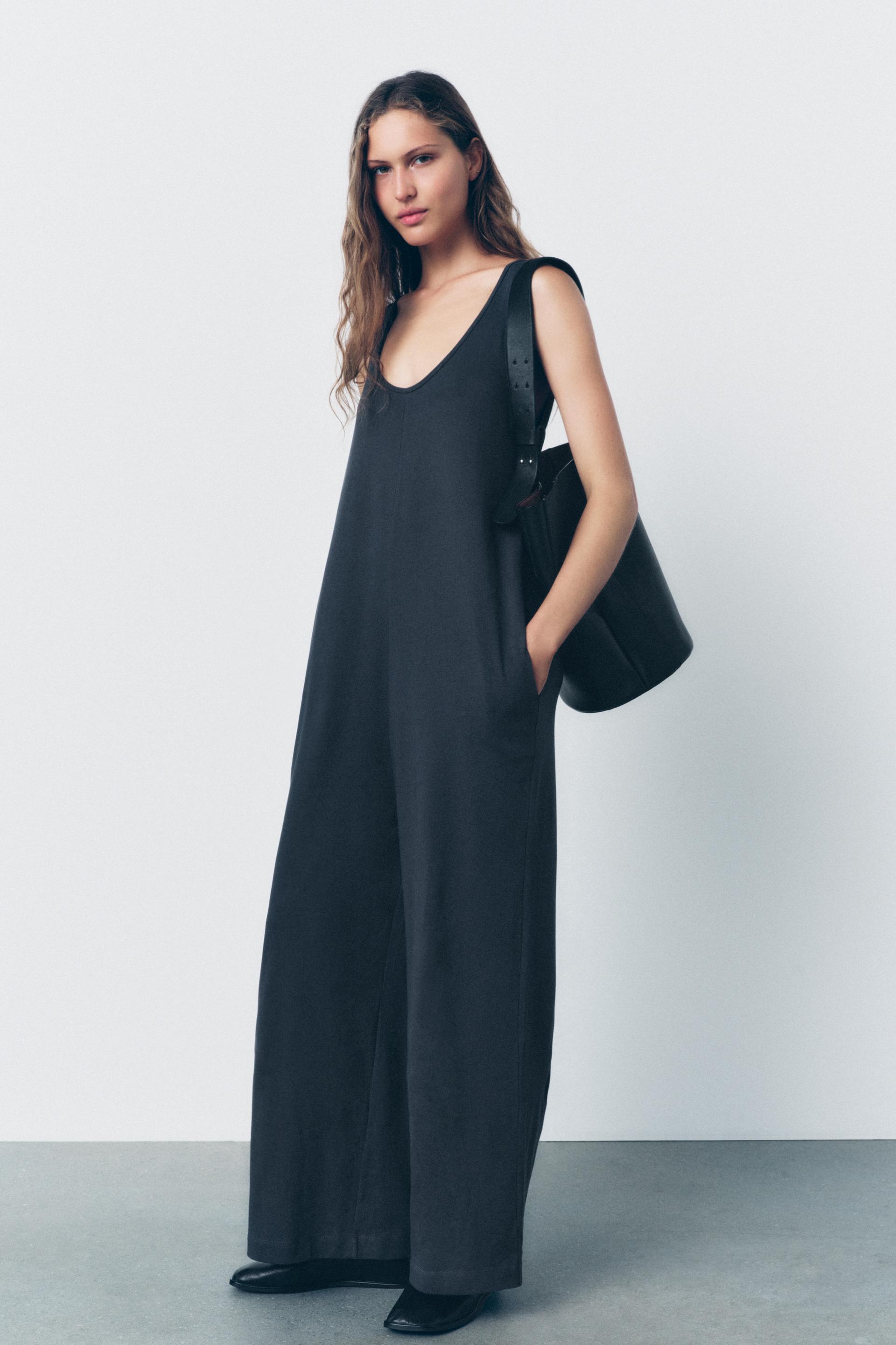 LEATHER MAXI BUCKET BAG - Black | ZARA Ireland