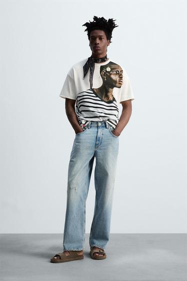 CAMISETA ESTAMPADO BORDADOS © OTIS KWAME KYE QUAICOE - Blanco de Zara - Imagen 0