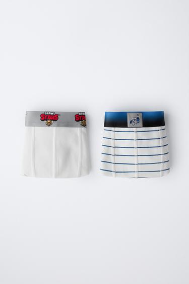 8-14 YEARS/ 2-PACK OF BRAWL STARS © SUPERCELL OY BOXERS - Ecru by Zara - Image 4