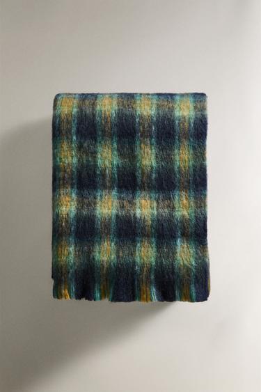 SOFT CHECK THROW - Yellow by Zara