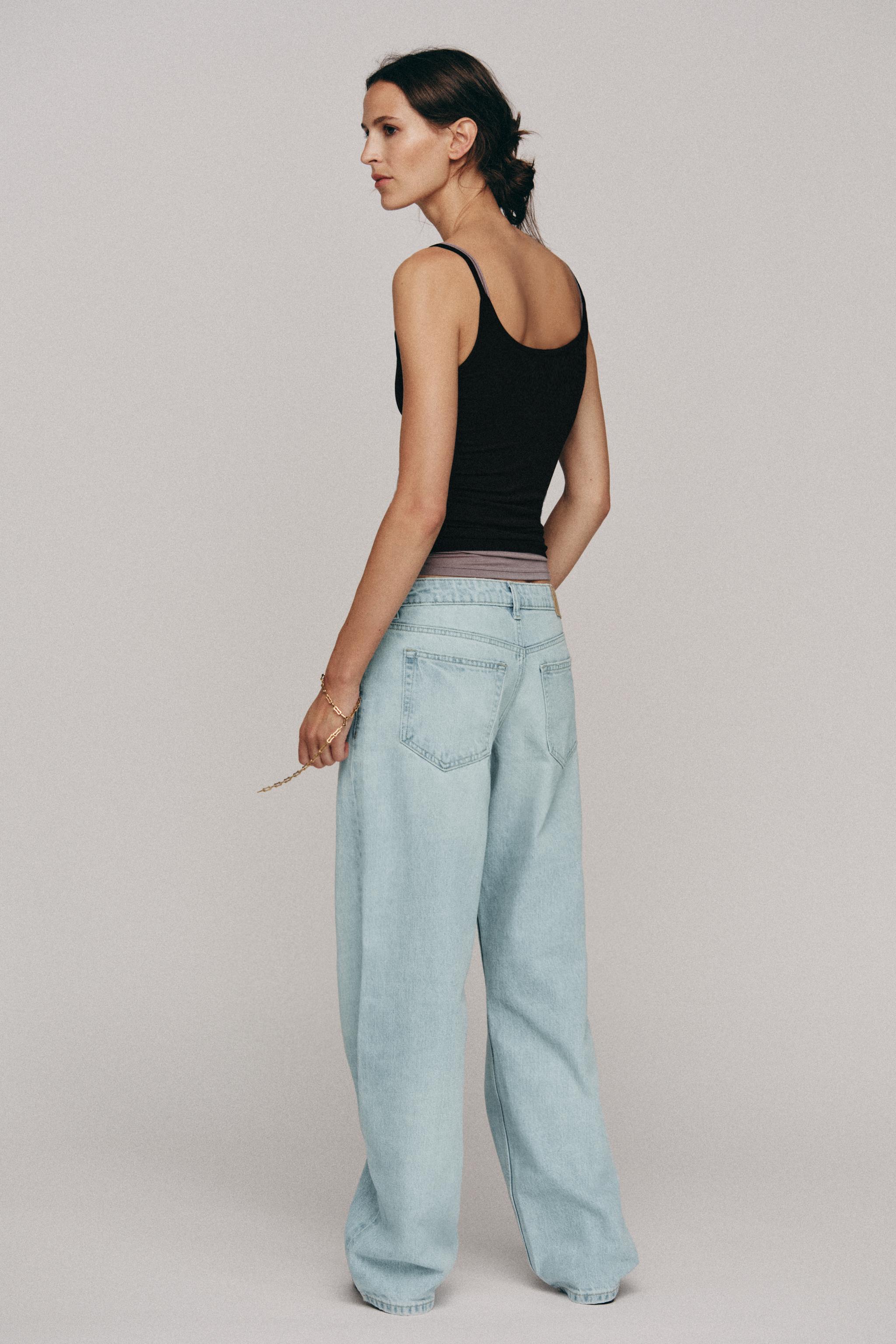 Женские топы Zara THIN STRAP POLYAMIDE TANK TOP — фото 4