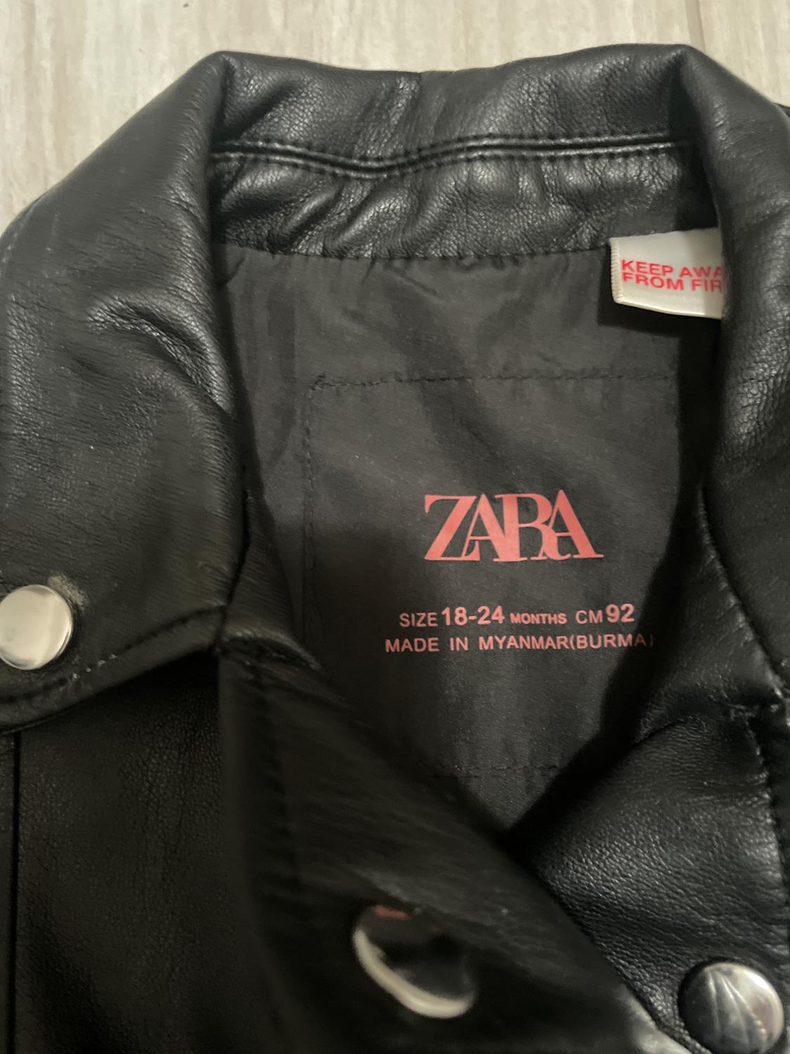 FAUX LEATHER BIKER JACKET - Image 4