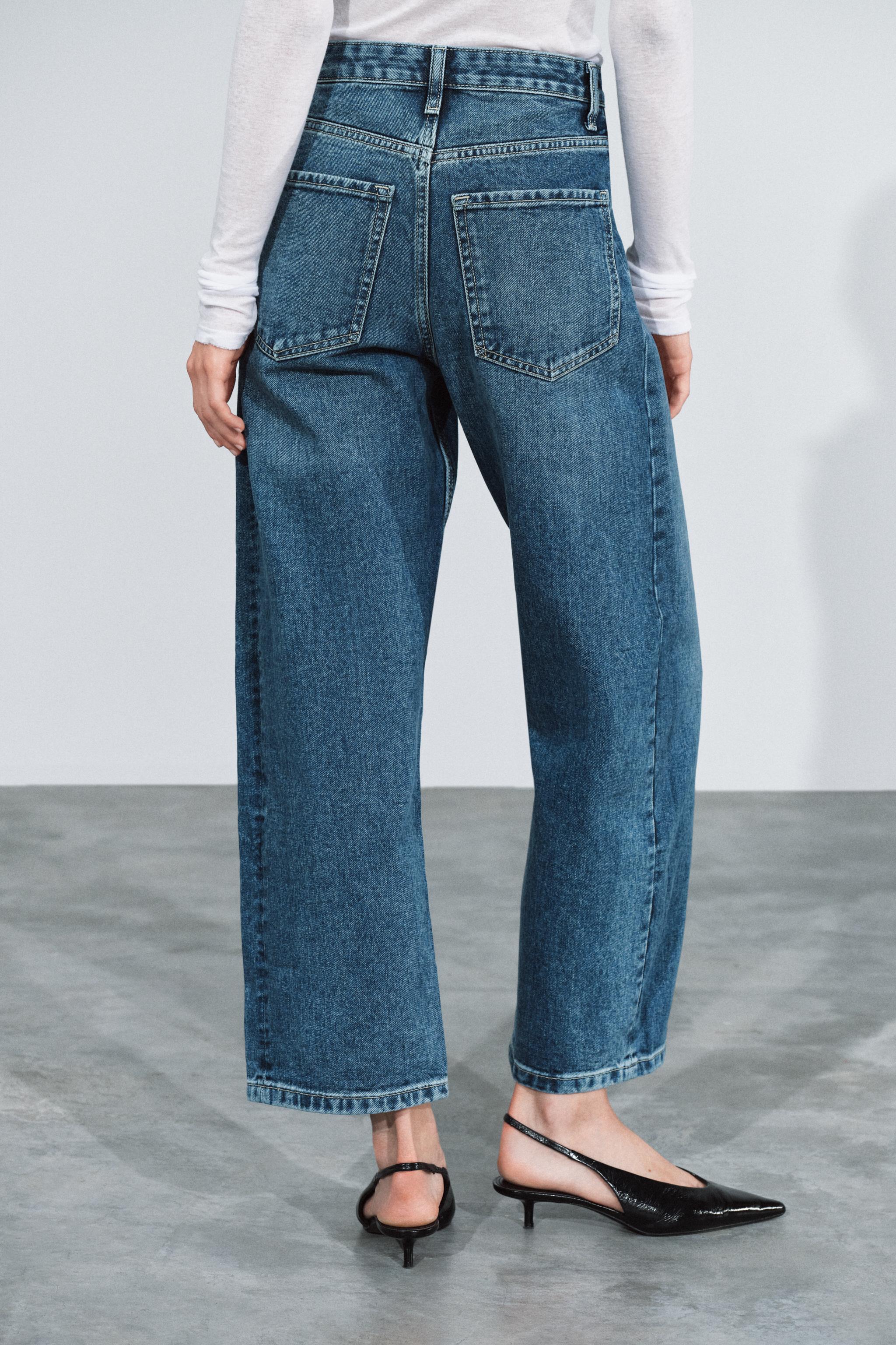 ZW COLLECTION MID-RISE ANKLE RELAXED JEANS