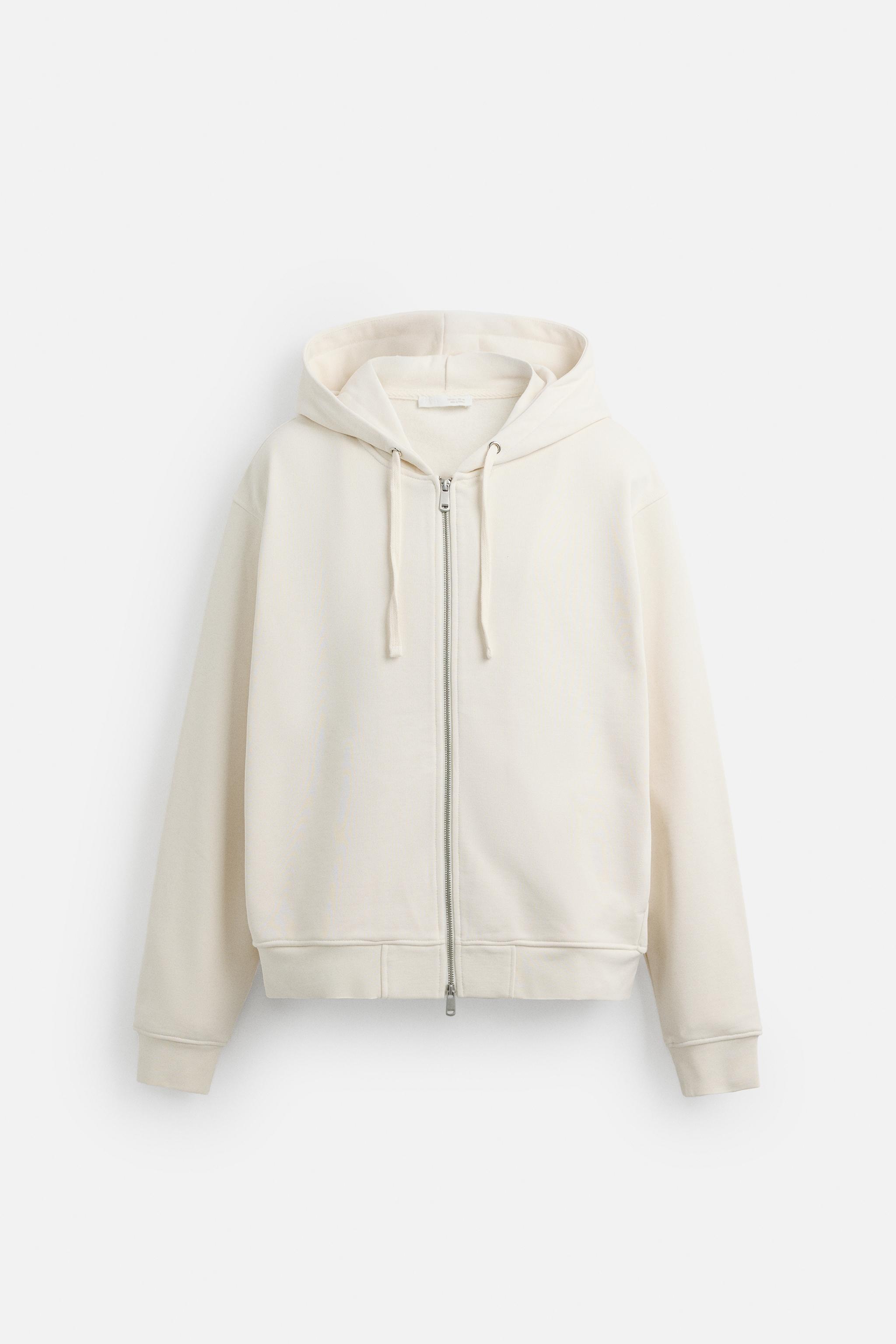 スペイン発 ZARA ベーシックジップアップネックスウェットシャツ 00039306700-p.jpg?ts=