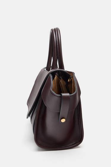 SAC CITYBAG À RABAT - Bordeaux de Zara - Image 4
